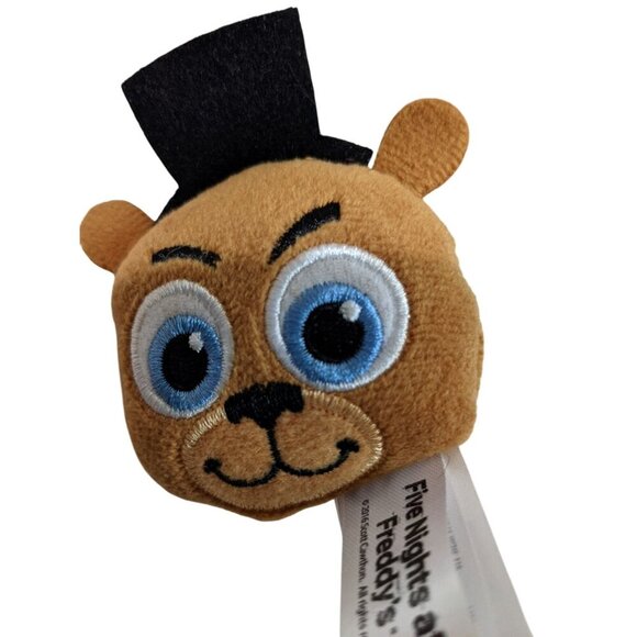 Five Nights At Freddy's Plush Head Keyring - FREDDY FAZBEARbackpack ring NWT - Picture 1 of 4
